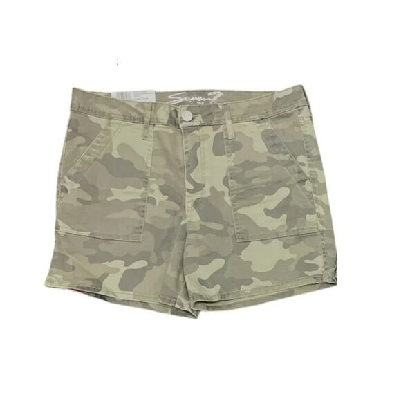 Seven7 Camo Utility Shorts – Size 8 – Soft Stretch Twill with Patch Pockets - Picture 3 of 7